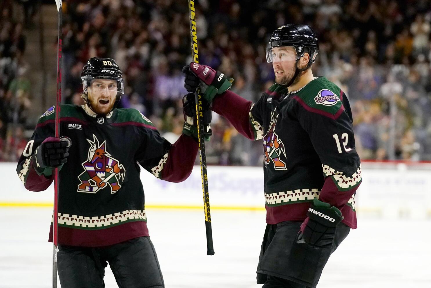 Coyotes beat Panthers 3 1 for 1st win at Mullett Arena AP News